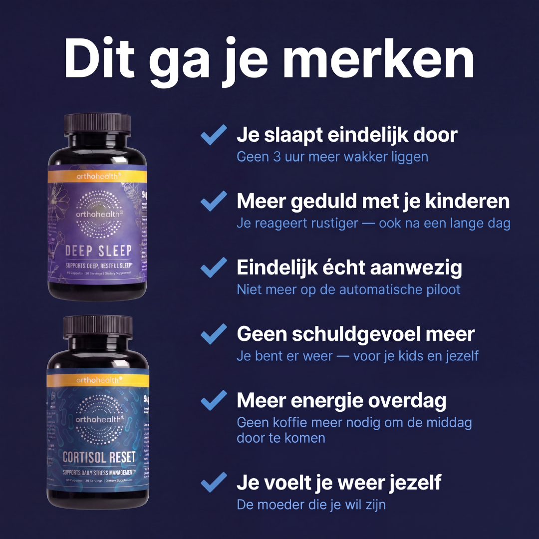 "Binnen 14 Nachten Doorslapen" Deep Sleep & Cortisol Reset Bundel